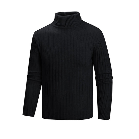 Herren Strickpullover mit Stehkragen R&B