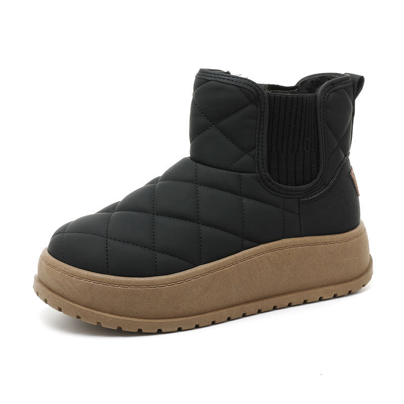Damen Sneakers mit warmem Fleecefutter und rutschfester Laufsohle R&B