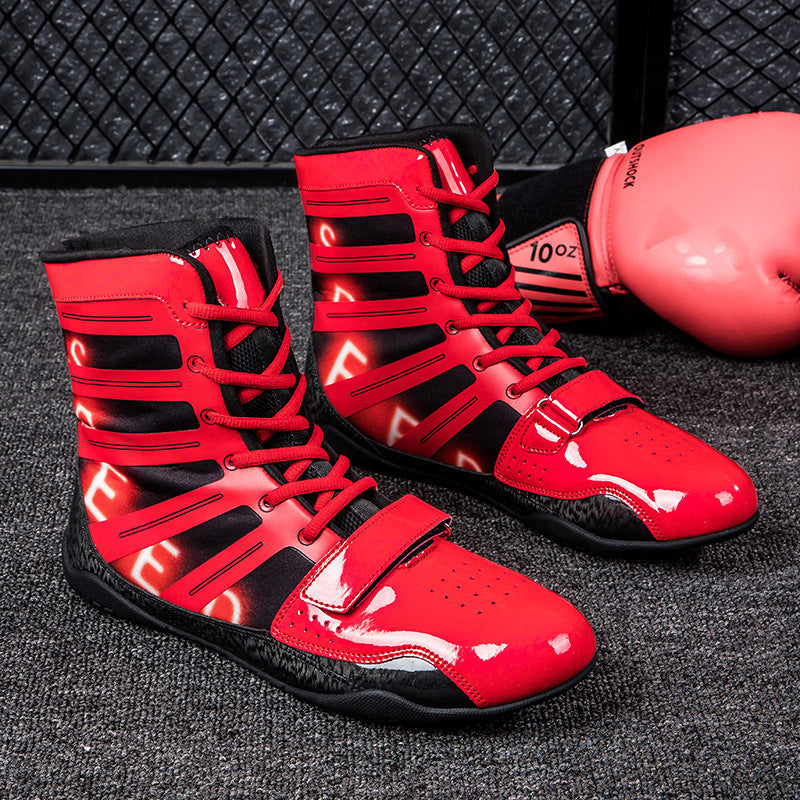 Damen Boxschuhe mit hoher Knöchelschutz und rutschfester Sohle R&B
