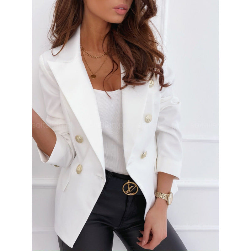Damen Blazer mit doppelter Knopfleiste und elegantem Revers R&B