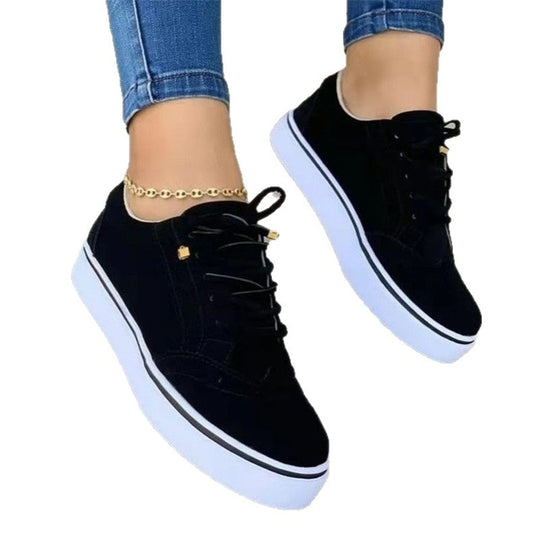 Damen modische Sneaker mit feinen Perforationen R&B