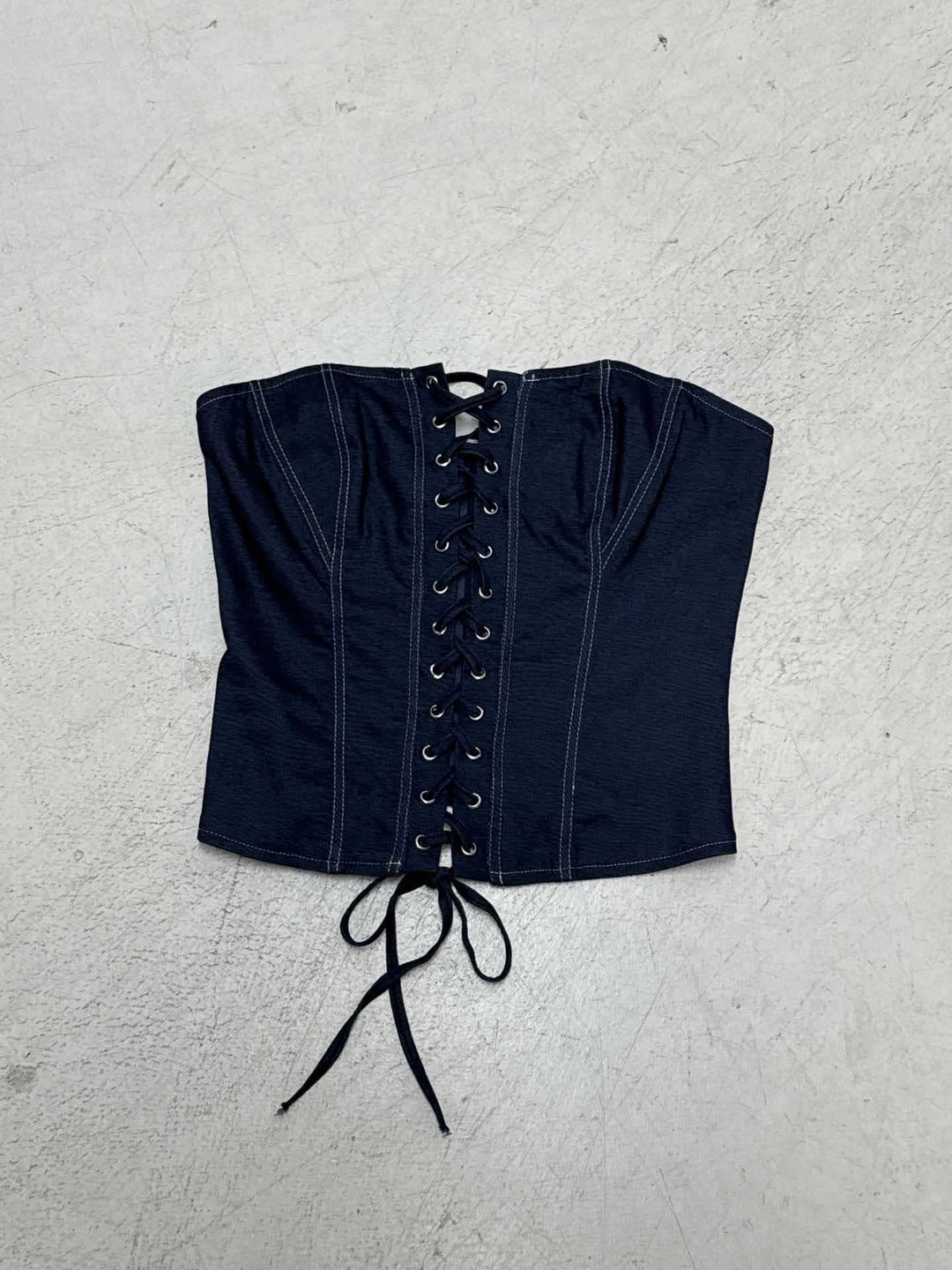 Damen Corsage-Oberteil mit raffiniertem Schnürdesign und figurformendem Schnitt R&B
