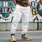 Herren Cargo-Jogginghose mit praktischen Taschen und elastischem Bund R&B