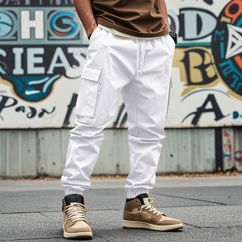 Herren Cargo-Jogginghose mit praktischen Taschen und elastischem Bund R&B
