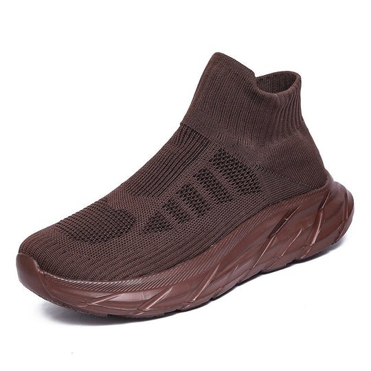 Damen Sportliche Strick-Sneaker mit elastischem Obermaterial und atmungsaktiver Sohle R&B