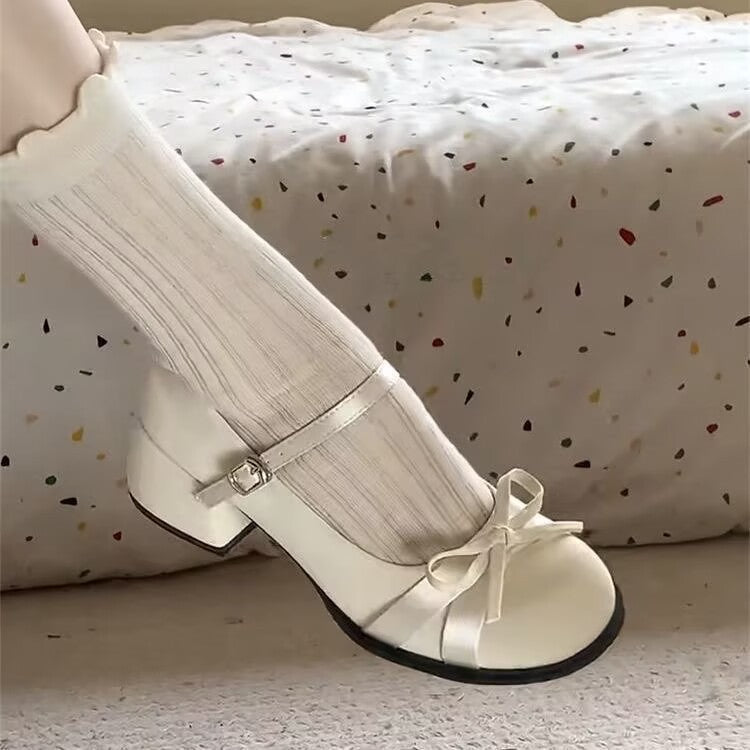 Damen Ballerinas mit dekorativer Schleifenapplikation und stabiler Sohle R&B