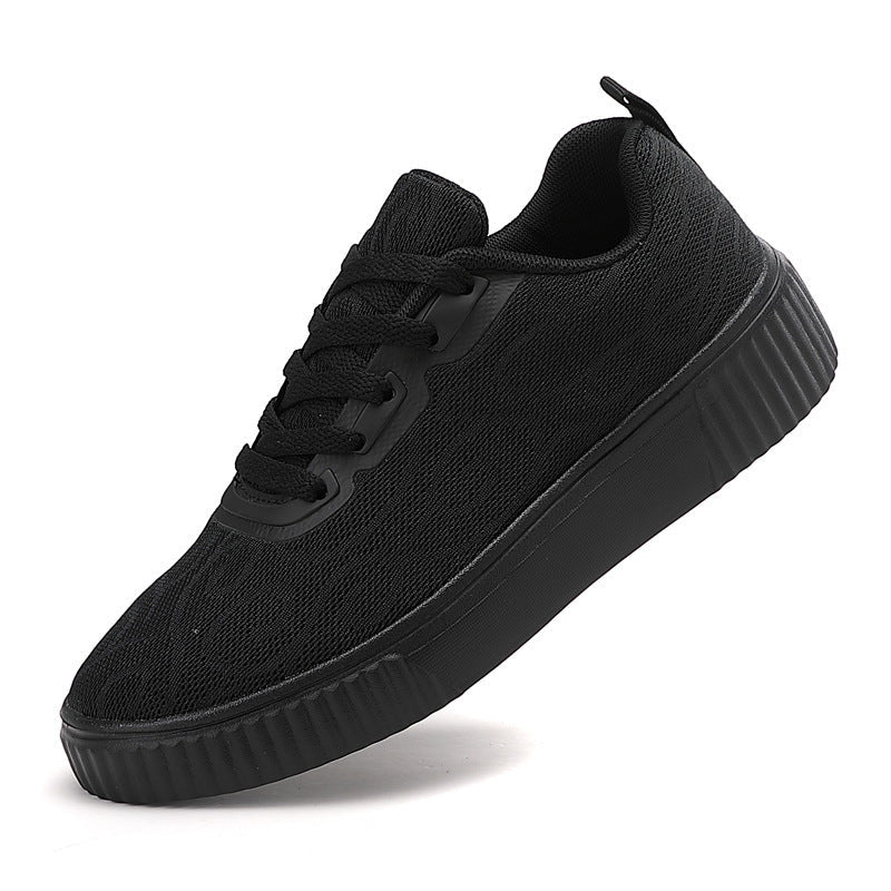 Damen nan luftige Plateausneaker mit gestricktem Obermaterial und gepolstertem Komfortfußbett R&B