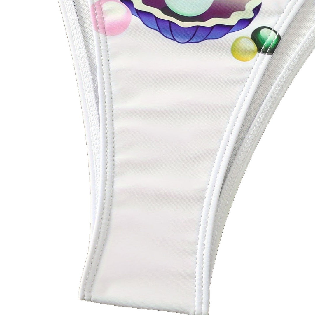 Damen Triangel-Bikini mit verspieltem Muschel-Design R&B