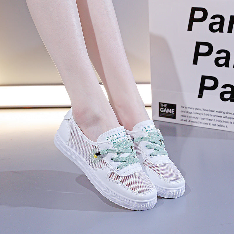 Damen Luftige Mesh-Sneaker mit elastischem Schnürsystem R&B