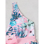 Damen Badekleid mit floralen Mustern und schmeichelndem Schnitt R&B