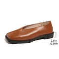 Damen Ballerinas mit eckiger Zehenpartie und rutschfester Sohle R&B
