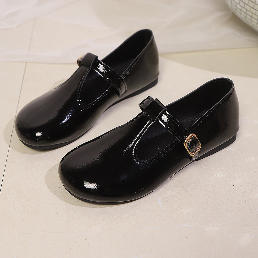 Damen Ballerinas mit elegantem Riemchen und schimmerndem Detail R&B