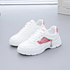 Damen Chunky Sneakers mit glitzernden Akzenten und rutschfester Sohle R&B
