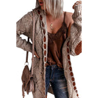 Damen Langstrickjacke R&B