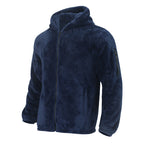 Herren Fleecejacke mit weichem Innenfutter und Kapuze R&B
