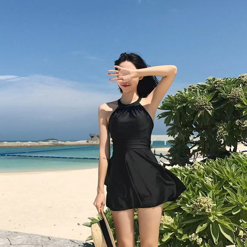 Damen Schwimmdress mit elegantem X-Träger-Design R&B