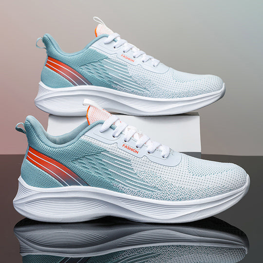 Damen Sportliche Sneakers mit atmungsaktivem Mesh-Obermaterial und bequemer Dämpfung R&B