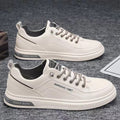 Damen lässige Leder Sneakers mit atmungsaktivem Innenfutter R&B