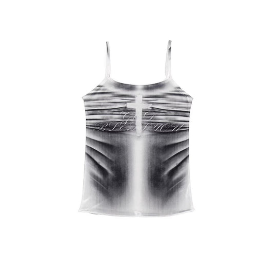 Damen lässiges Tanktop mit kreativem Grafikdesign R&B
