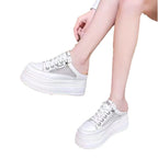 Damen Plateausneaker mit Mesh-Einsätzen R&B