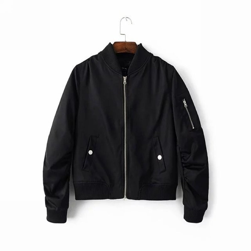Damen Bomberjacke mit praktischen Taschen und sportlichem Schnitt R&B