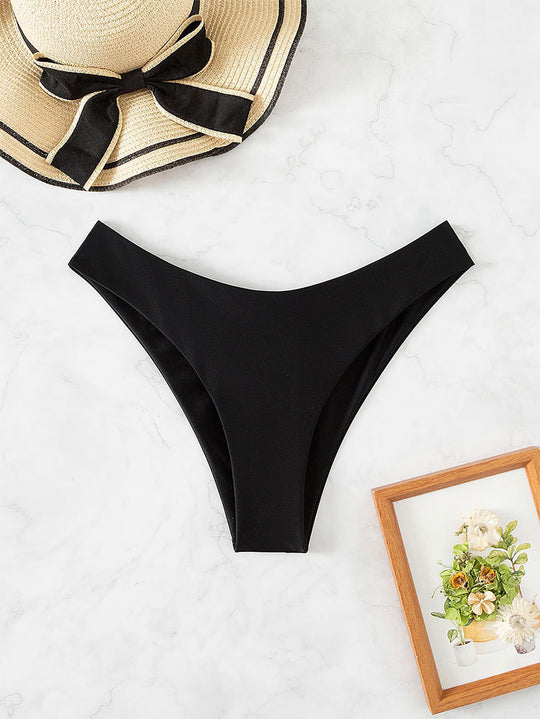 Damen Bikiniunterteil mit hohem Beinausschnitt und komfortablem Schnitt R&B
