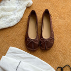 Damen Komfortable Ballerinas mit dekorativem Schnitt