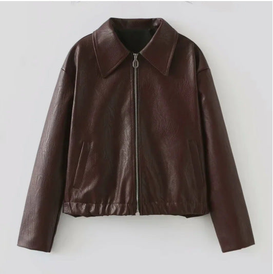 Damen Lässige jacke im sportlichen Stil mit elastischem Bund R&B