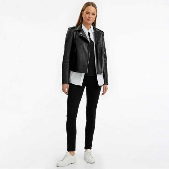Damen Bikerjacke R&B