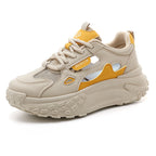 Damen Chunky Sneakers mit atmungsaktiver Oberstruktur und rutschfester Sohle R&B
