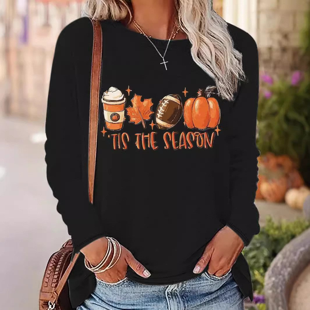Damen Lässiges Langarmshirt mit elegantem Schnitt und komfortablem Stoff R&B