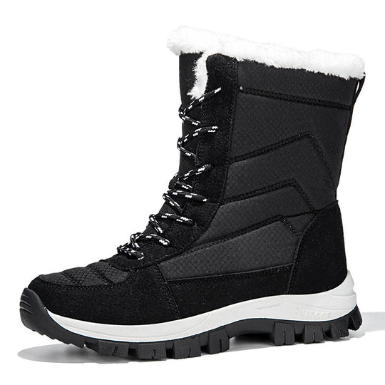 Damen wasserdichte Winterstiefel mit isolierendem Futter und rutschfester Sohle R&B