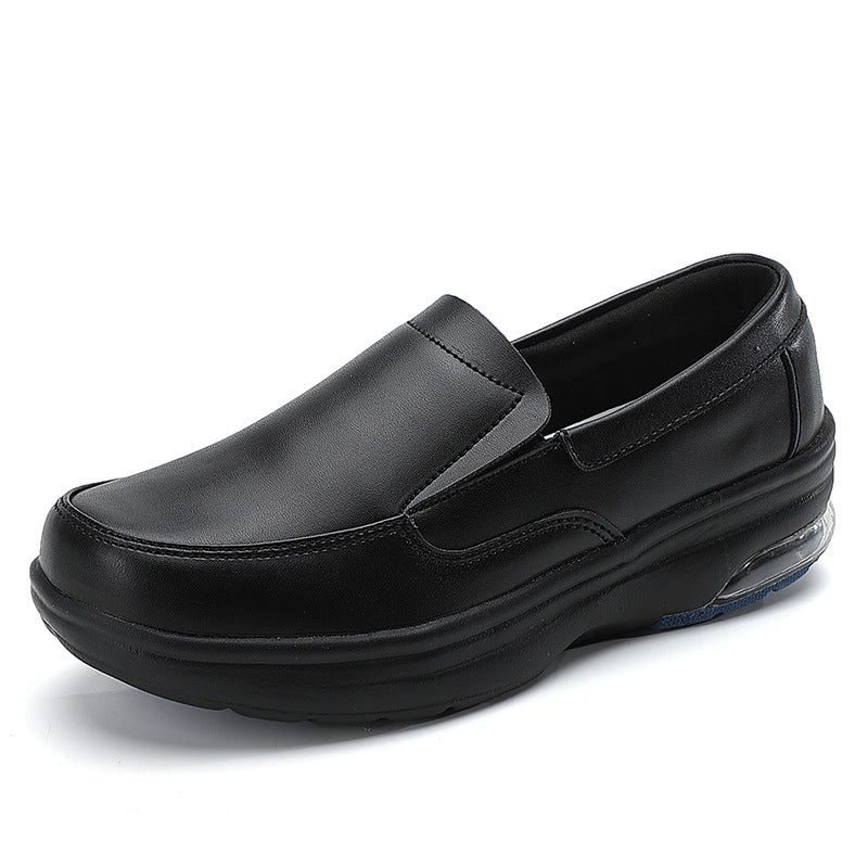 Herren nan ergonomischer Klinik-Slipper für Pflegepersonal mit Luftpolster-Fersendämpfung und rutschfester Profilsohle R&B