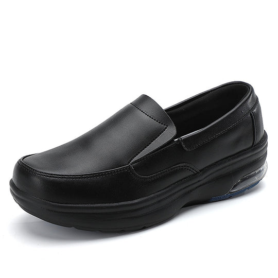 Herren nan ergonomischer Klinik-Slipper für Pflegepersonal mit Luftpolster-Fersendämpfung und rutschfester Profilsohle R&B