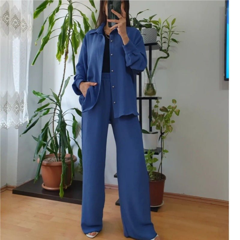 Damen lässiges und elegantes Blazer-Hosen-Ensemble R&B