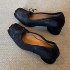 Damen Bequeme Ballerinas mit besonderem Zehendesign