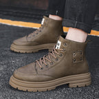 Damen Hochwertige Schnürstiefel mit robustem Profil und modischem Design R&B