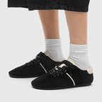 Damen Komfortable Lifestyle Sneakers aus Veloursleder R&B