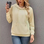 Damen Freizeit Kapuzenpullover mit bequemer Passform R&B