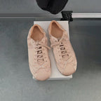 Damen Komfortable Sneaker mit elastischen Schnürdetails