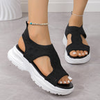 Damen Komfortable Sportsandalen mit atmungsaktivem Obermaterial und rutschfester Sohle R&B