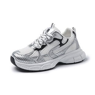 Damen sportliche Laufschuhe mit atmungsaktiver Mesh-Oberfläche und dämpfender Sohle R&B