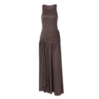 Damen Elegantes Maxikleid mit raffiniertem Wickel-Design und schmeichelnder Silhouette R&B