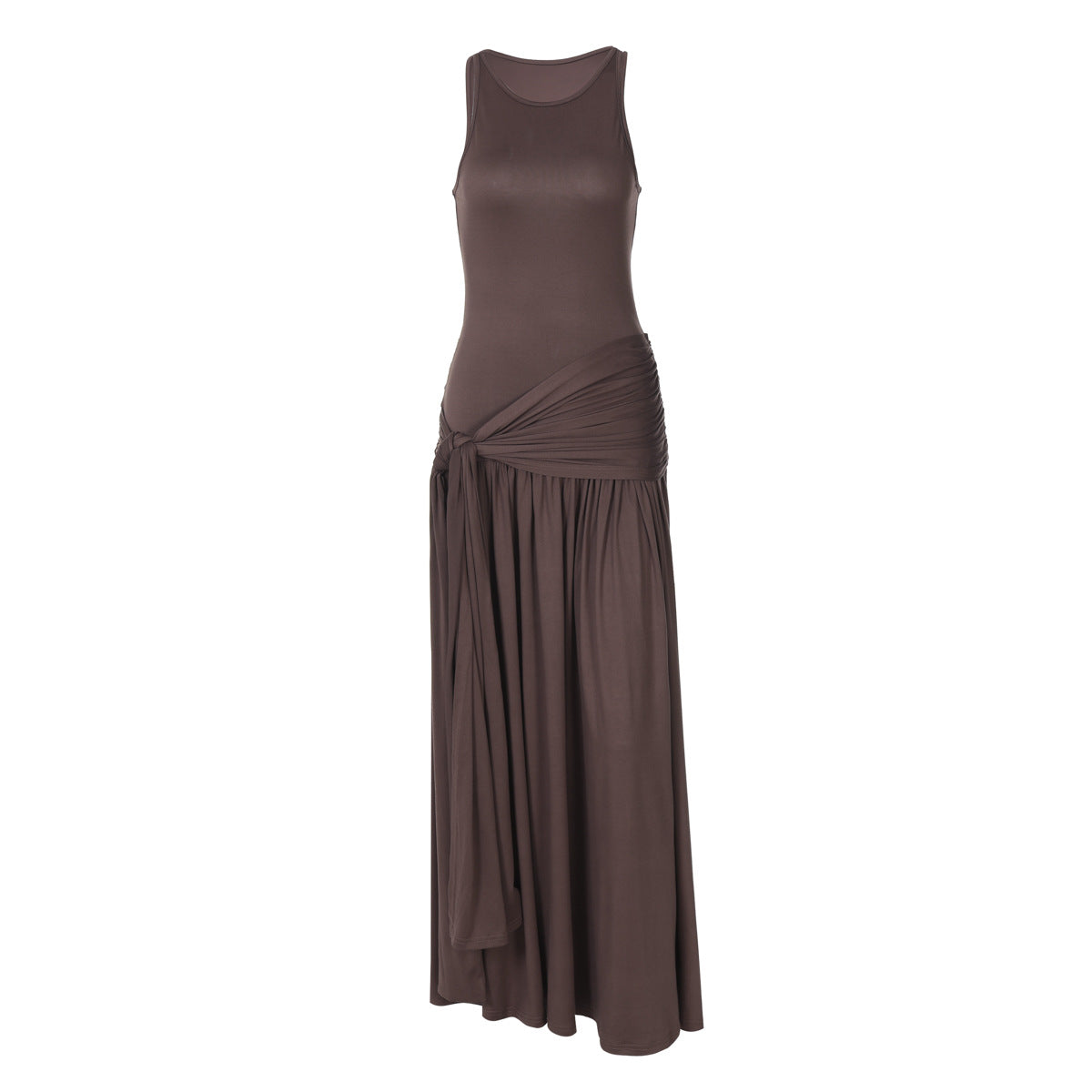 Damen Elegantes Maxikleid mit raffiniertem Wickel-Design und schmeichelnder Silhouette R&B
