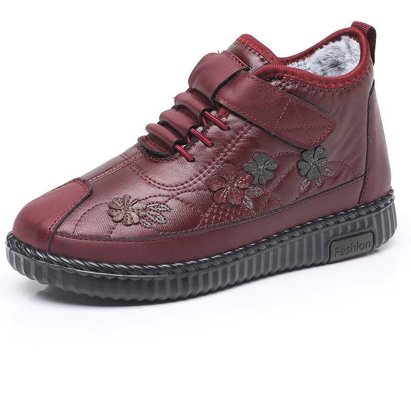 Damen Stiefel mit Blumenstickerei R&B