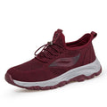 Damen Sportliche Strick Sneakers mit elastischem Schnellschnürsystem R&B