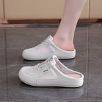 Damen Sportliche Clogsneaker mit atmungsaktiven Mesh-Einsätzen und rutschfester Sohle R&B