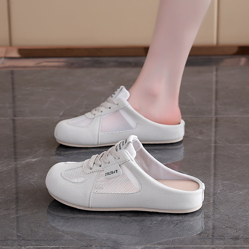 Damen Sportliche Clogsneaker mit atmungsaktiven Mesh-Einsätzen und rutschfester Sohle R&B