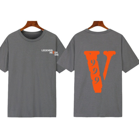 Damen Grafik T-Shirt mit originellem Schriftzug und kreativem Design R&B