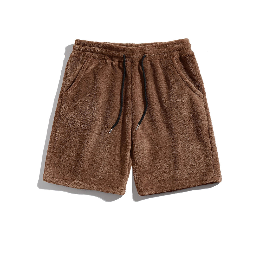 Herren Kuscheliges Hoodie-Shorts-Set R&B